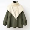 Dbdkejj Spring And Autumn Women's Mid-Length Trench Coat Hoodedjacket
