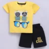 Toonyport Boys Summer 3 Packs Of T-shirts and Shorts Combo Set (Multicolors)