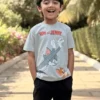 Cotton Official Tom & Jerry Co ord Set for Boys & Girls, T Shirt and Shorts for Casual Wear